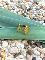 Bague coquillage ajustable
