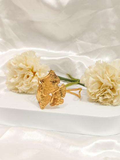Bracelet fleur ginkgo