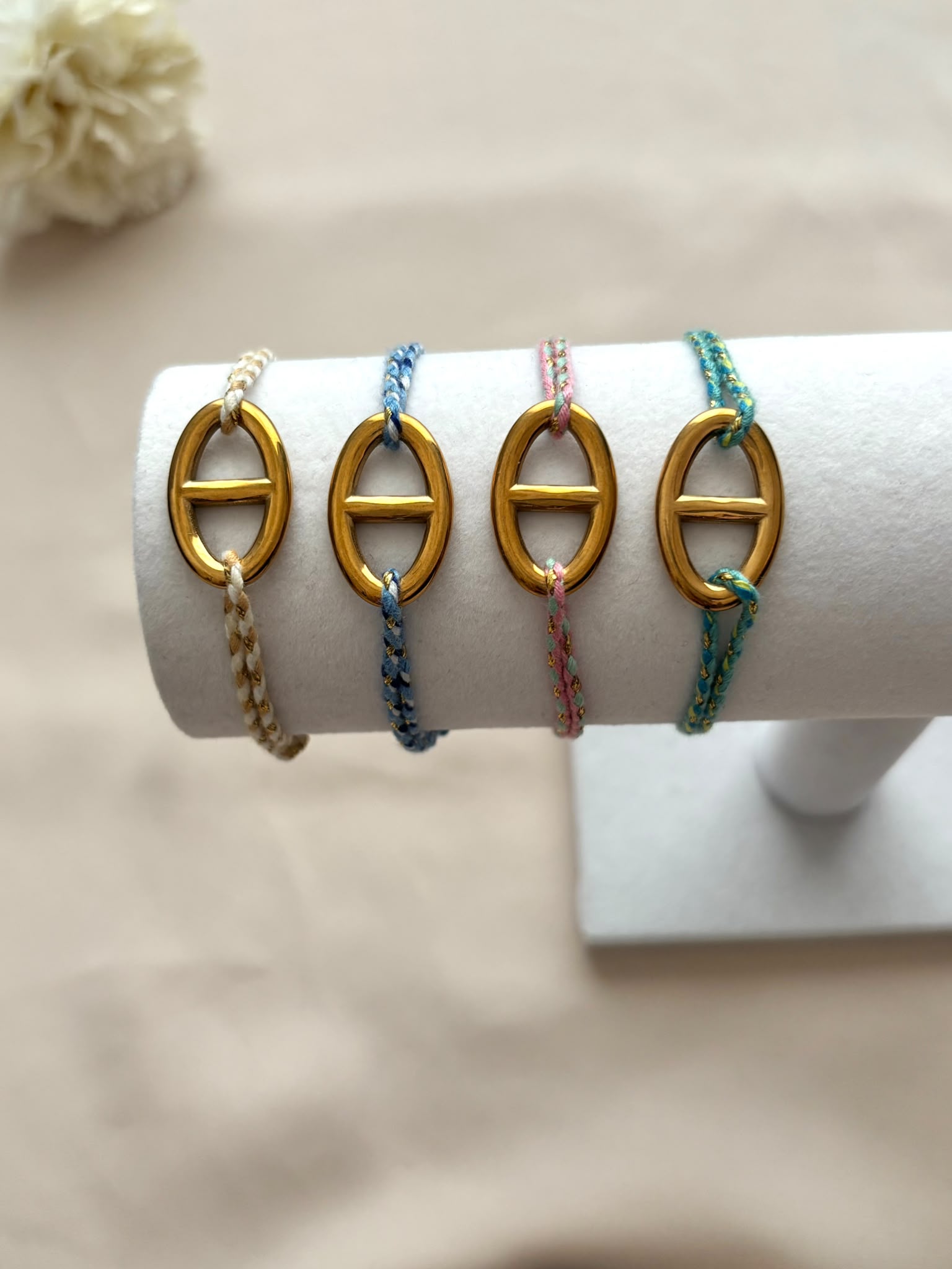 Bracelet brésilien maille marine