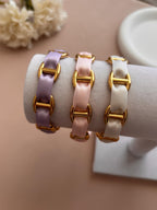 Trio de Joncs Maille Marine avec Ruban – Combinaisons de Couleurs