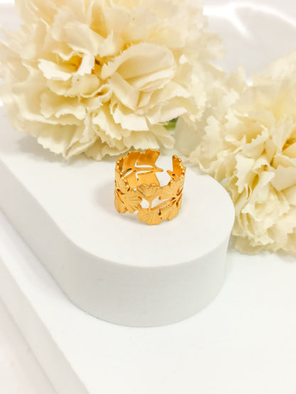 Bague baroque ~acier inoxydable~