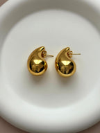 Boucles d'oreilles goutte doré (3 tailles)