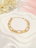 Bracelet maille double ~acier inoxydable~