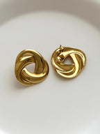 Boucle d’oreilles noeuds ~acier inoxydable~