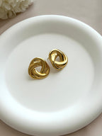 Boucle d’oreilles noeuds ~acier inoxydable~