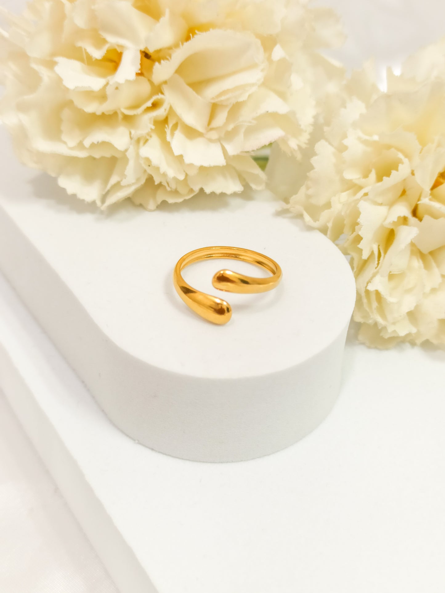 Bague baroque ~acier inoxydable~