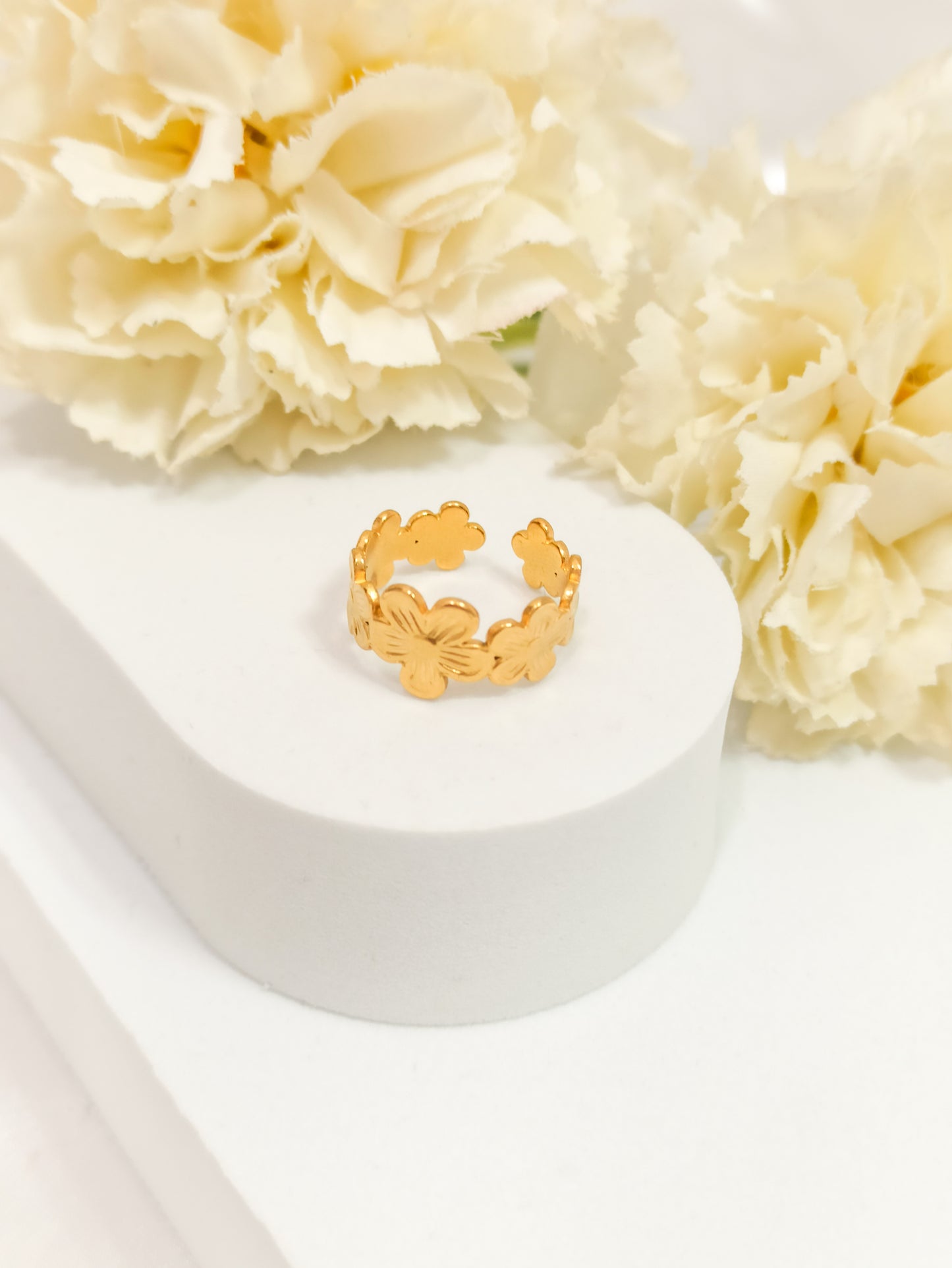 Bague baroque ~acier inoxydable~